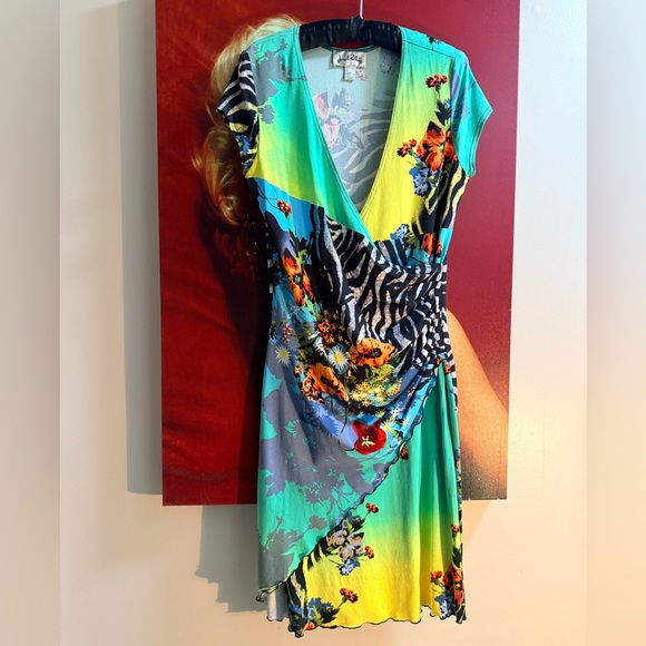 Joseph Ribkoff Dresses & Skirts - Joseph Ribkoff Vibrant Asymmetrical Dress